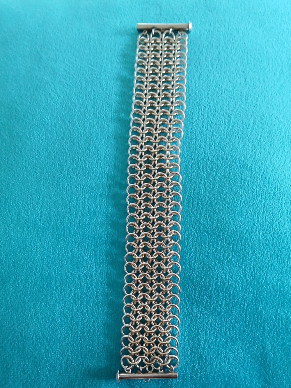 Sterling Silver Chain Mesh Bracelet - Women's Jewelry